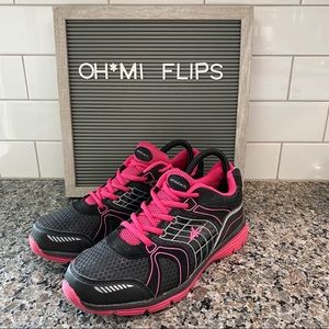 Athletech Women’s pink and black Sneakers
